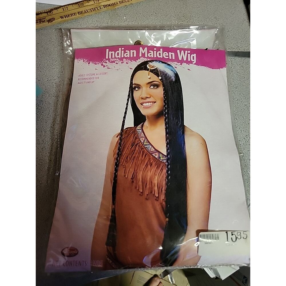 Sexy Indian Princess Pocahontas Costume Wig NEW